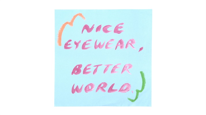 R!M 塗鴉眼鏡布(藍色-004-blue)