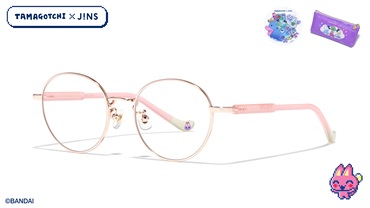 JINS×TAMAGOTCHI 兒童款(雙11感恩回饋🫶🏻 指定光學眼鏡8折起 💖 配鏡升級濾藍光鏡片最低$800起! 原價$2480)