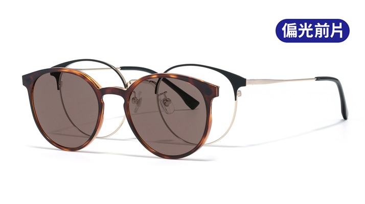 JINS Switch 2026春夏系列  (一鏡兩用SWITCH眼鏡 🔄 限時8折起 原價$3980)(黑色x金(偏光前片)-98R-black)