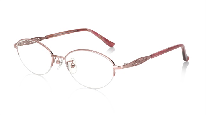 典雅雕花金屬系列眼鏡(新品限時9折💐 原價$2980)(鮭魚粉紅-303-red)