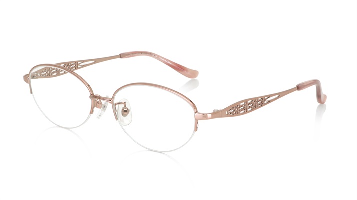典雅雕花金屬系列眼鏡(新品限時9折💐 原價$2980)(鮭魚粉紅-303-red)