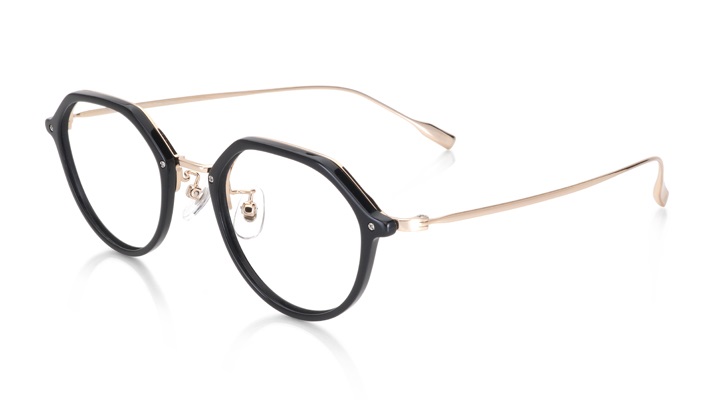 Classic定番系列-Acetate&Metal Combination  (秋季潮配鏡 光學眼鏡7折起🔥 原價$3480)(黑色-94-black)