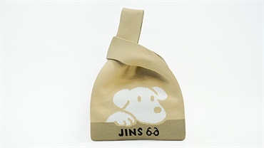 JINS X 導盲犬協會 針織手提袋 導盲犬大使 連晨翔