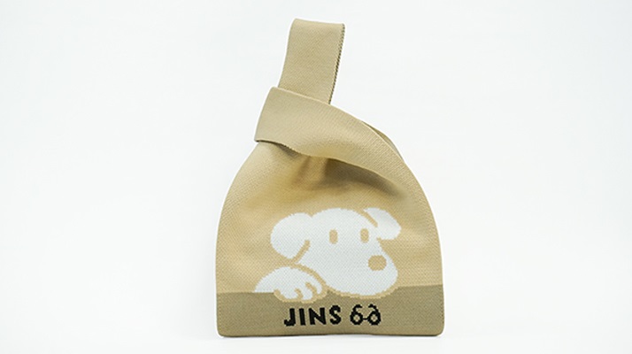 JINS X 導盲犬協會 針織手提袋 導盲犬大使 連晨翔