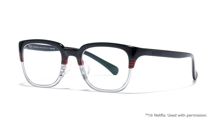 JINS HOME®× Netflix 聯名眼鏡系列(劇情片/紅紋路-9-red)