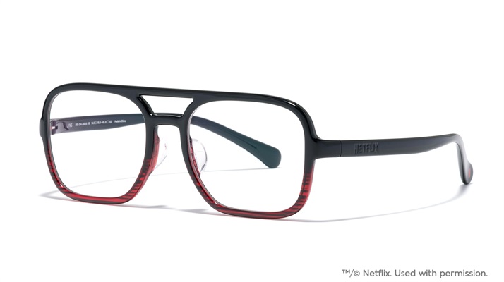 JINS HOME®× Netflix 聯名眼鏡系列(懸疑片/紅紋路-9-red)