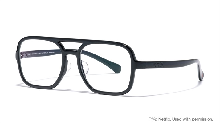 JINS HOME®× Netflix 聯名眼鏡系列(懸疑片/黑色-94-black)