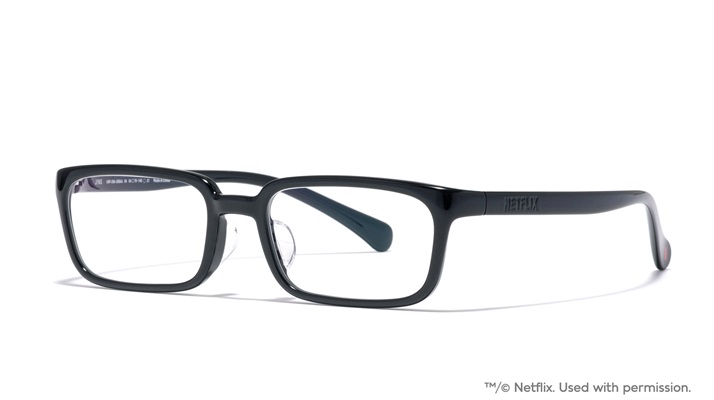 JINS HOME®× Netflix 聯名眼鏡系列(紀錄片/黑色-94-black)