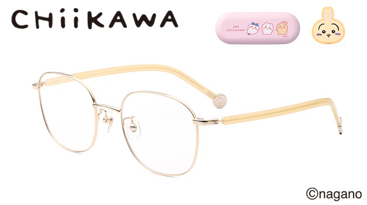 JINS 吉伊卡哇系列眼鏡 兔兔 金屬框系列