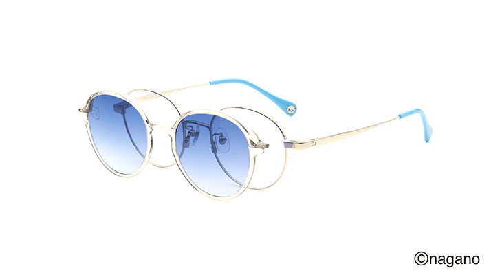 JINS 吉伊卡哇系列眼鏡 小八貓與海獺 Switch系列(銀色-96-silver)