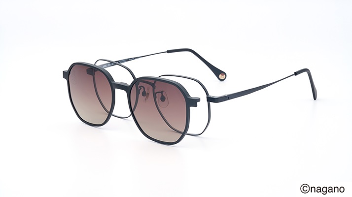 JINS 吉伊卡哇系列眼鏡 兔兔與栗子饅頭 Switch系列(霧黑-97-black)