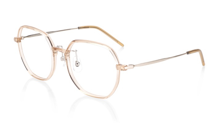 JINS 果凍派對膠框眼鏡    (雙12感恩回饋 ✨指定鏡框最低$1212原價$2480)(淺褐色-82-light brown)