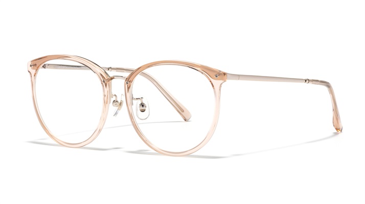 JINS 當代簡約系列(透明橘-122-champagne)