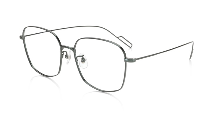 JINS 鈦金屬大框眼鏡(新品限時9折💐 原價$3480)(深綠色-39-dark khaki)
