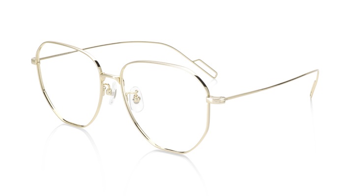 JINS 鈦金屬大框眼鏡(新品限時9折💐 原價$3480)(金色-95-gold)