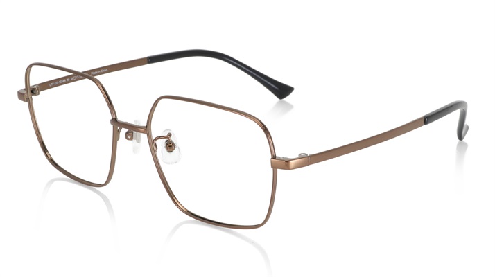 幾何β鈦框系列(新品限時9折💐 原價$3980)(棕色-85-brown)